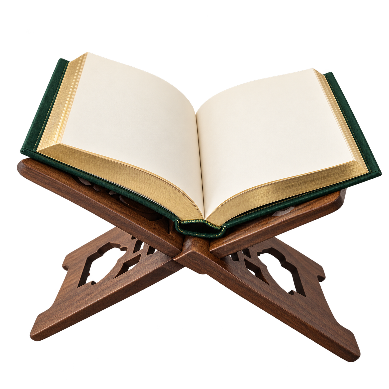 Livre ouvert sur un pupitre
